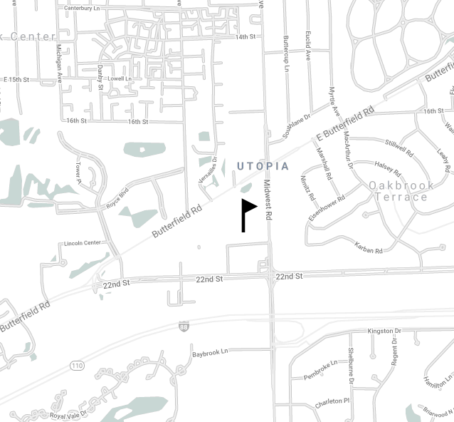 Map of oak brook office location